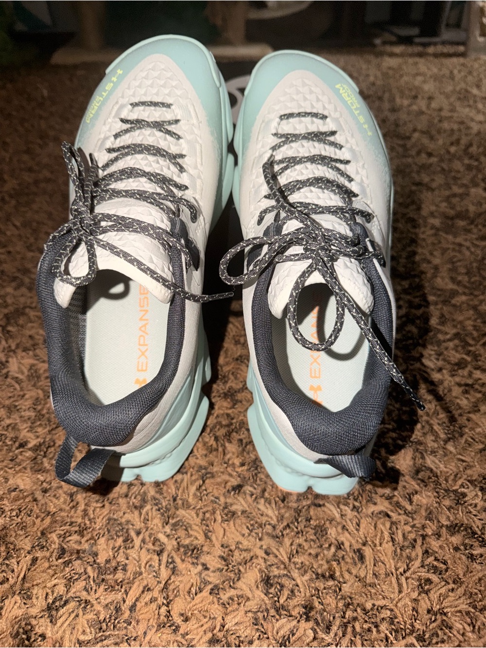 Under Armour Women’s Running Shoes - White & Light Teal